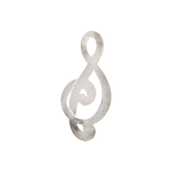 Tiffany and Co Sterling Silver Treble Clef Bookmark Clip (C  Tiffany & Co Sterling Silver Treble Clef Bookmark Clip (C) #14632